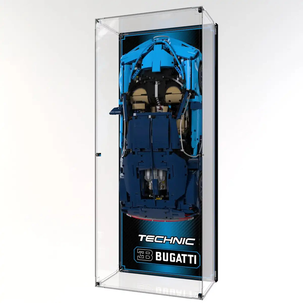 Wall Display Case For LEGO Bugatti Chiron 42083
