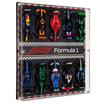 Wall Display Case For LEGO F1 Speed Champions Formula 1 Collection