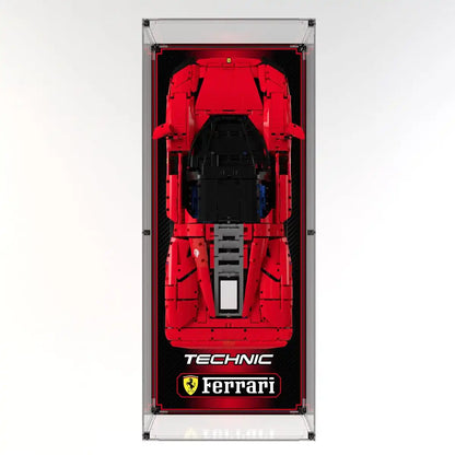 Wall Display Case For LEGO Ferrari Daytona SP3 42143