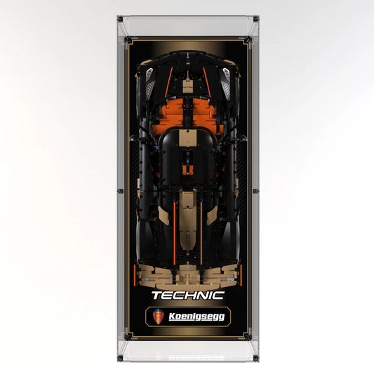 Wall Display Case For LEGO Koenigsegg Sadair's Spear Megacar 42232
