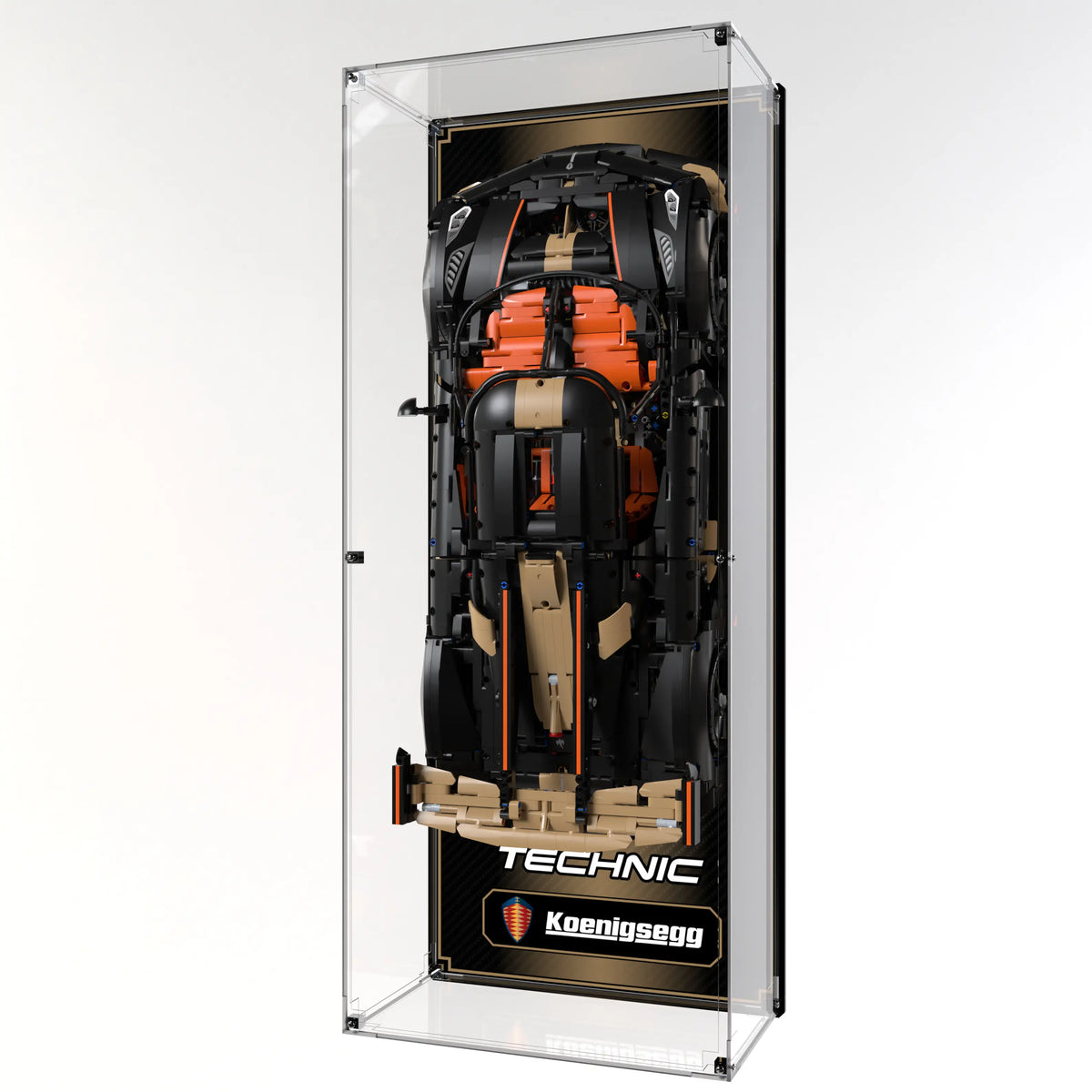 Wall Display Case For LEGO Koenigsegg Sadair's Spear Megacar 42232