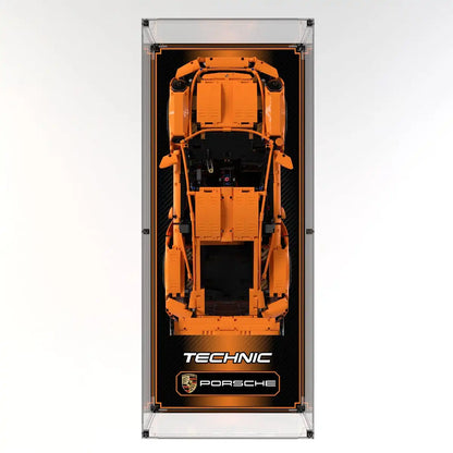 Wall Display Case For LEGO Porsche 911 GT3 RS 42056