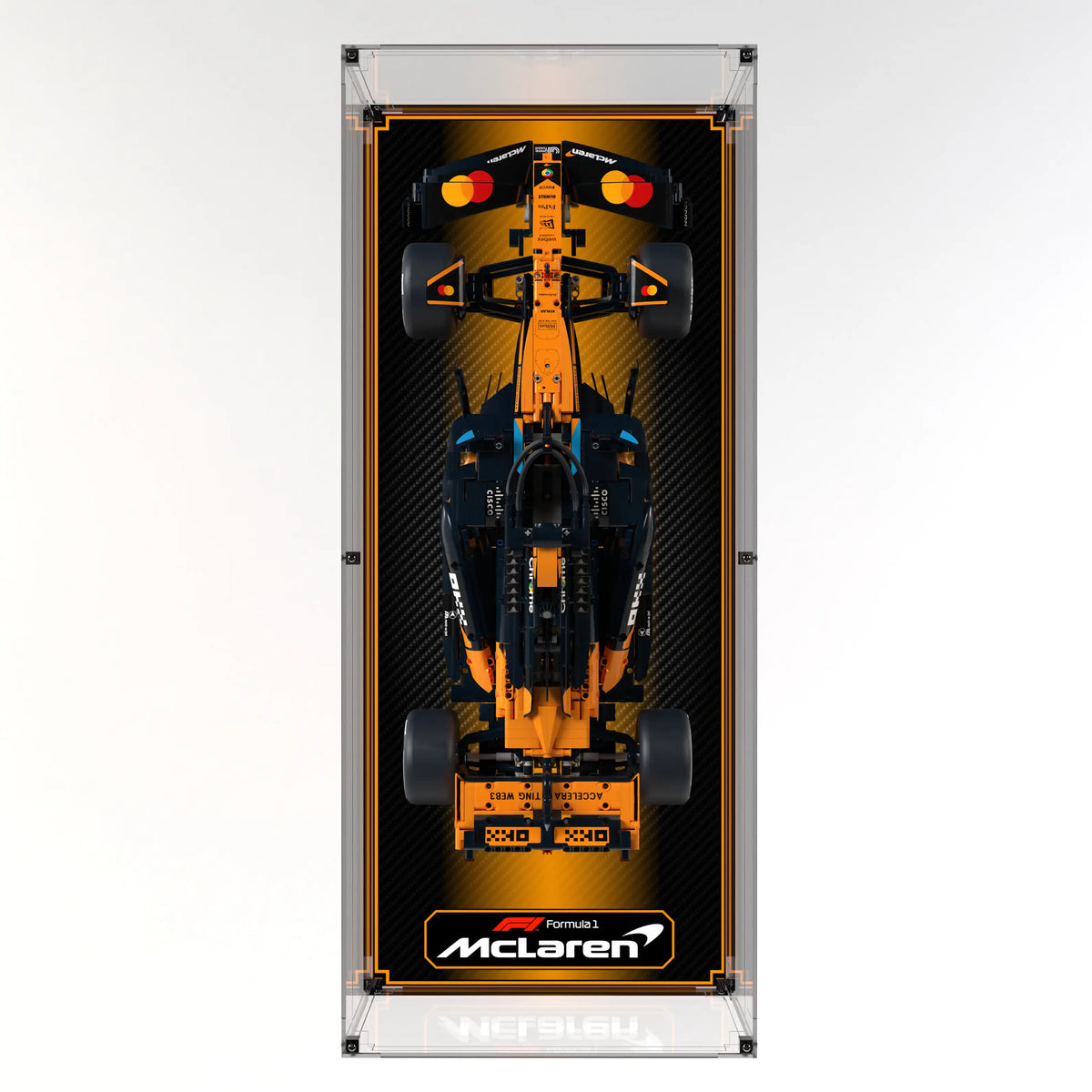 Wall Display Case For LEGO Technics Mclaren Mcl39 F1 Car 42228
