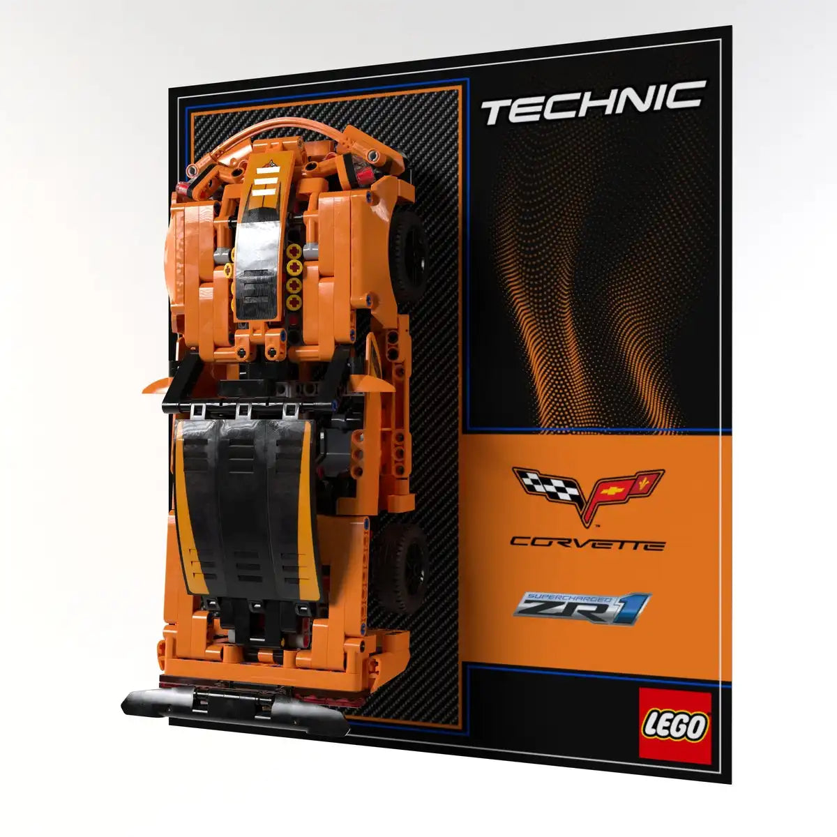 Wall Display Panel For LEGO  Chevrolet Corvette ZR1 42093