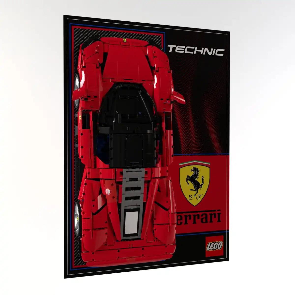 Wall Display Panel For LEGO Ferrari Daytona SP3 42143