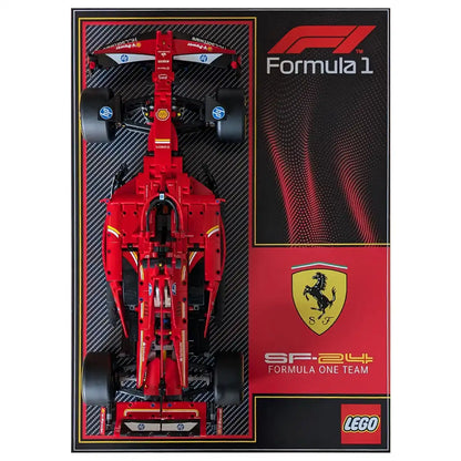 Wall Display Panel For LEGO® Ferrari SF-24 F1 Car 42207