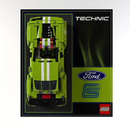 Wall Display Panel For LEGO Ford Mustang Shelby GT500 42138