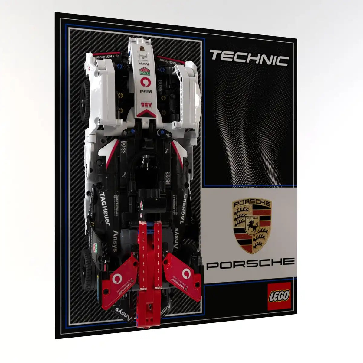 Wall Display Panel For LEGO Formula E Porsche 99X Electric 42137