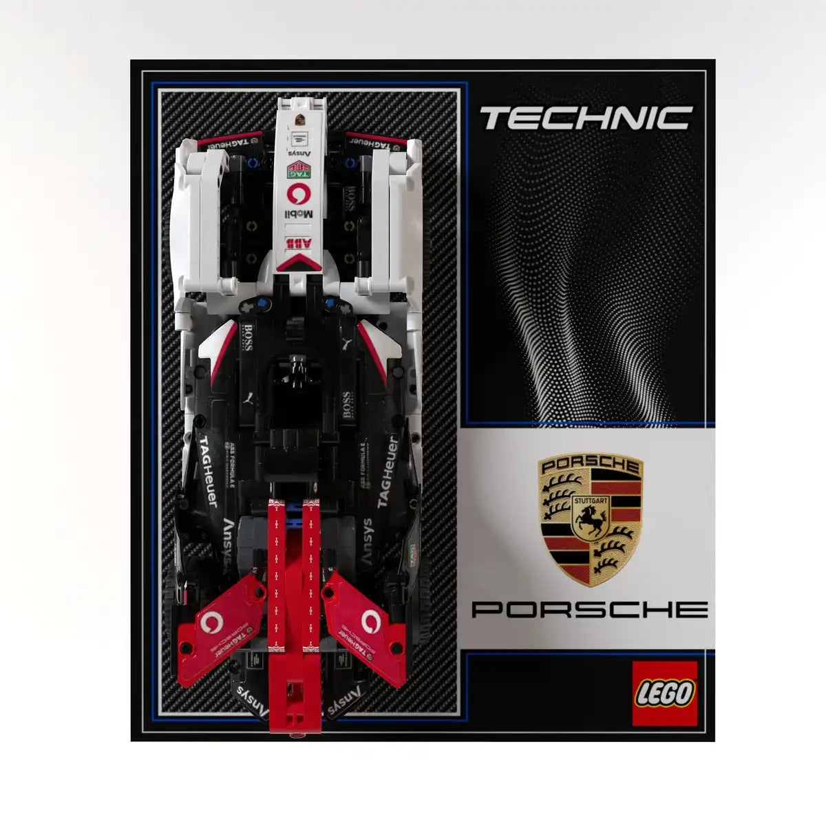 Wall Display Panel For LEGO Formula E Porsche 99X Electric 42137
