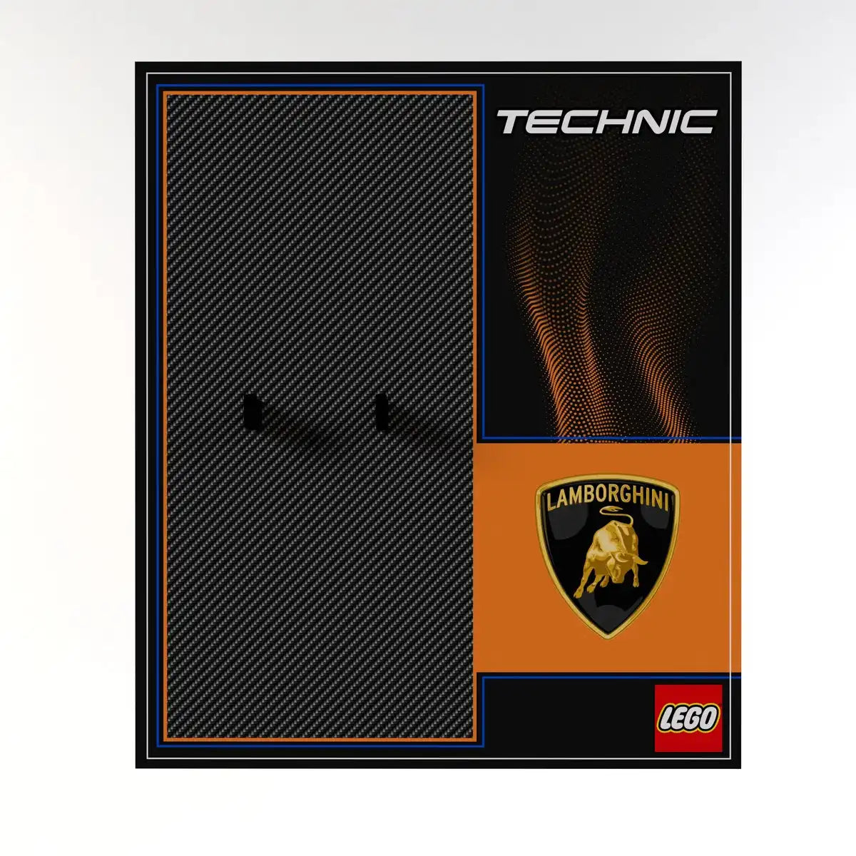Wall Display Panel For LEGO Lamborghini Huracán Tecnica Orange 42196