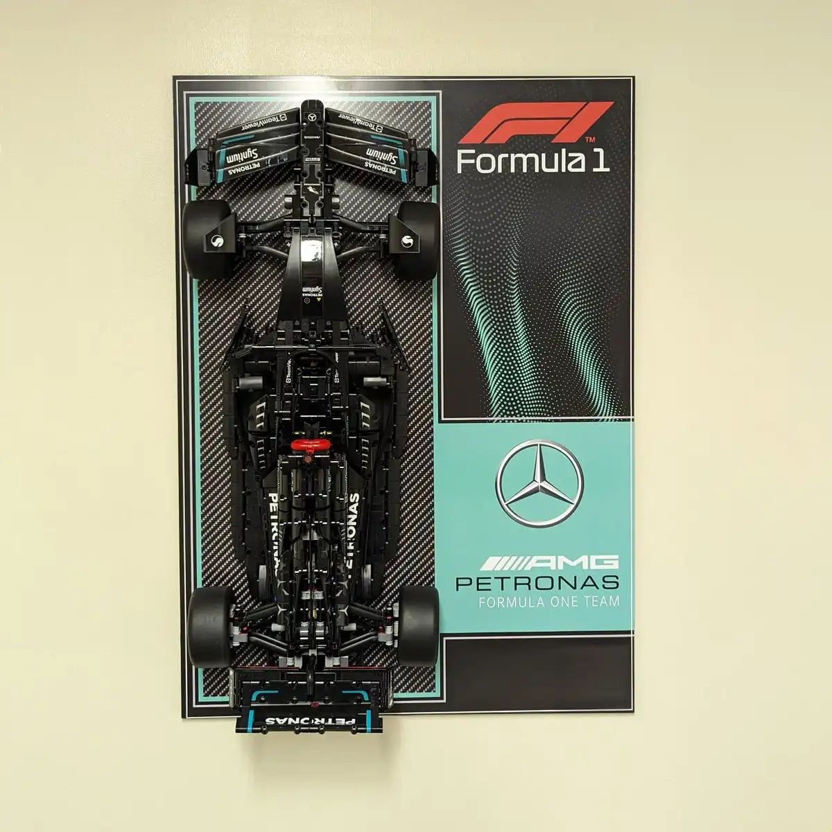 Wall Display Panel For LEGO Mercedes-AMG F1 W14 E Performance 42171