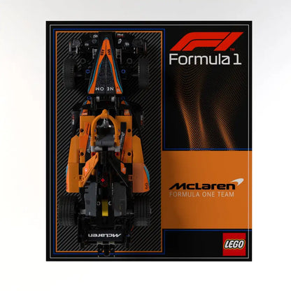 Wall Display Panel For LEGO NEOM McLaren Formula E Race Car 42169
