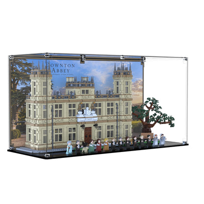 Display Case For LEGO Downton Abbey 21373 with printed backdrop – Brick In It – Photo 2