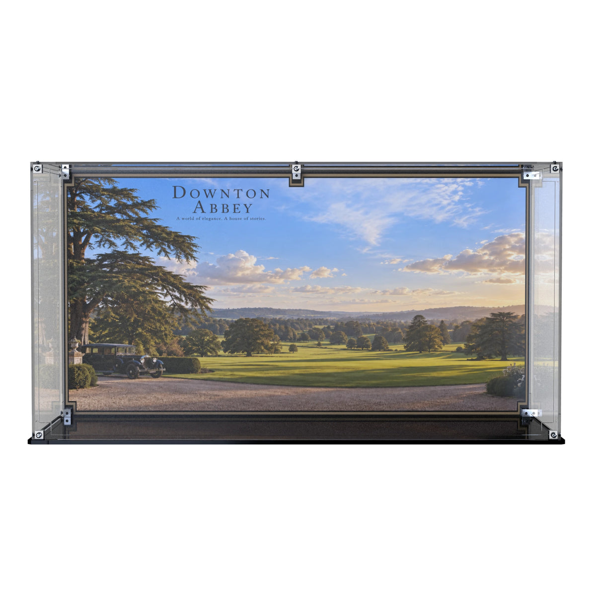 Display Case For LEGO Downton Abbey 21373 with printed backdrop – Brick In It – Photo 4