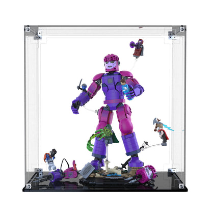 Display Case For LEGO Epic Battle: Avengers: Doomsday 76348 with clear back panel – Brick In It – Photo 1