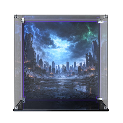 Display Case For LEGO Epic Battle: Avengers: Doomsday 76348 with printed backdrop – Brick In It – Photo 4