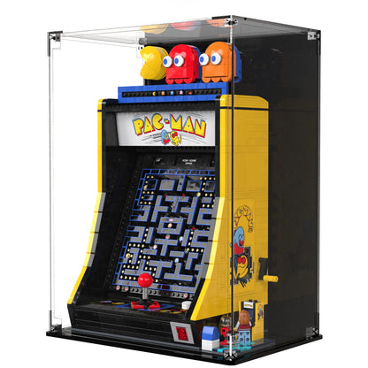 Display Case For LEGO Pac-man Arcade 10323 with printed backdrop – Brick In It – Photo 3