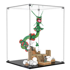 Display Case For LEGO Rayquaza 72168 with clear back panel – Brick In It – Photo 2