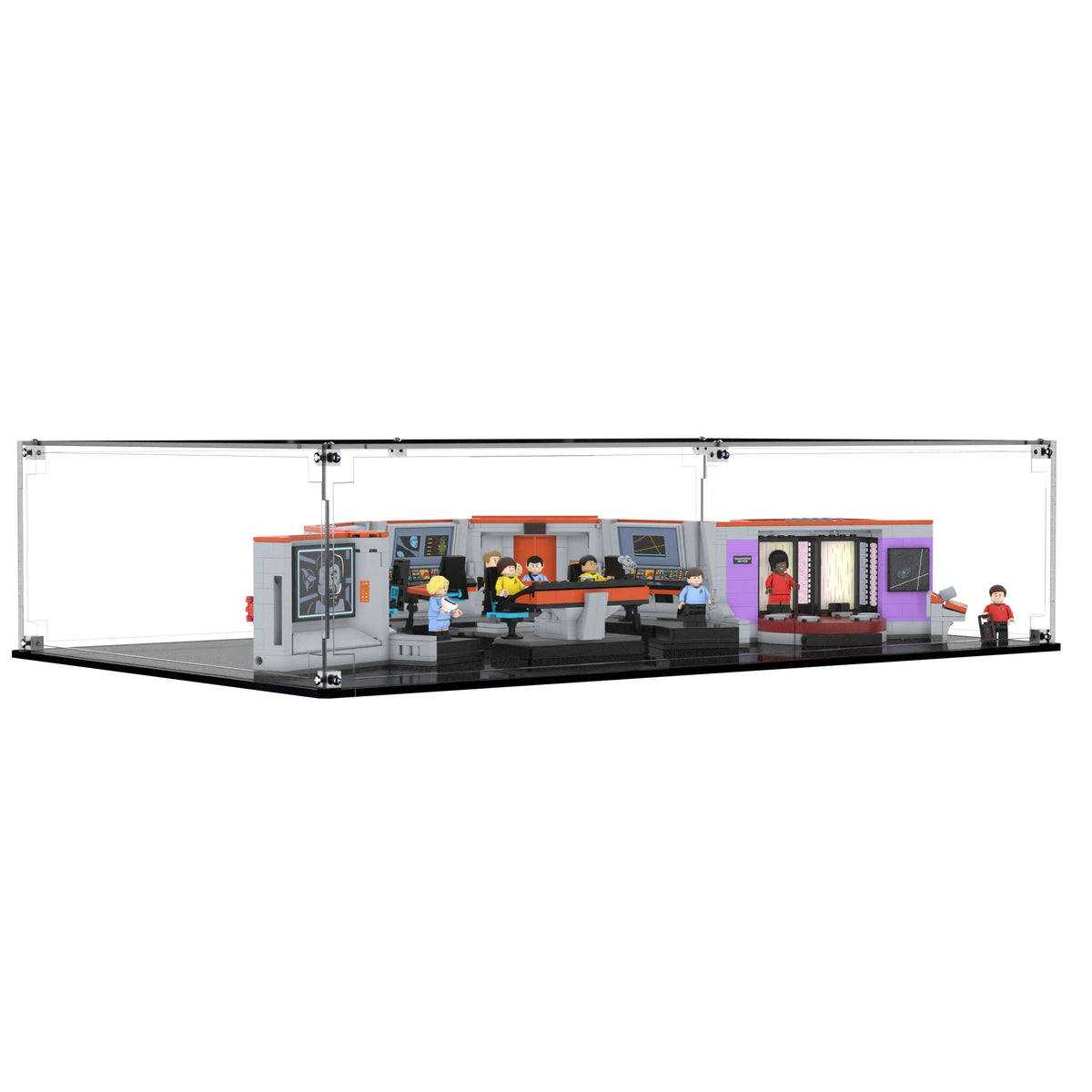 Display Case For LEGO Star Trek: U.s.s. Enterprise Ncc-1701 Bridge 11385 with clear back panel – Brick In It – Photo 2