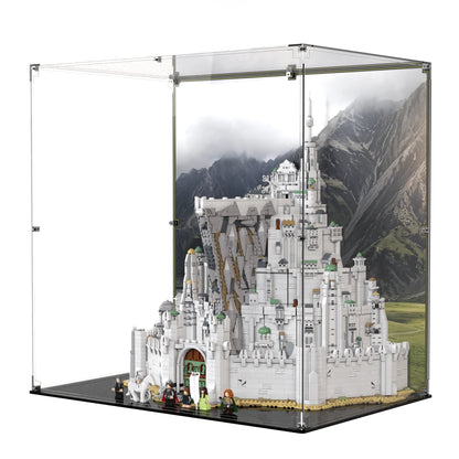 Display Case For LEGO The Lord Of The Rings: Minas Tirith 11377 with printed backdrop – Brick In It – Photo 3