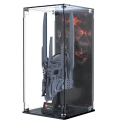 Display Case For LEGO The Lord Of The Rings: Sauron's Helmet 11373 with printed backdrop – Brick In It – Photo 3