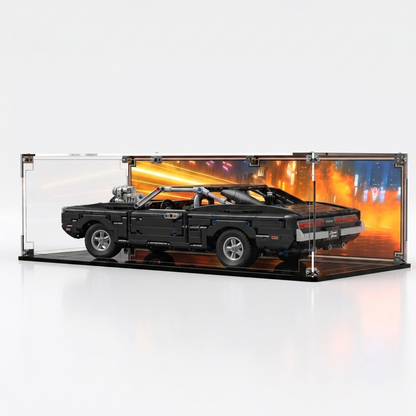 Display Case For LEGO Fast And Furious Dodge Charger R/t Car 42231