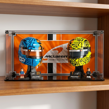 Display Case For LEGO Mclaren Mastercard F1 Team Lando Norris Helmet 43023