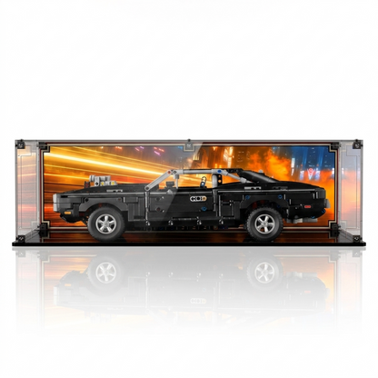 Display Case For LEGO Fast And Furious Dodge Charger R/t Car 42231